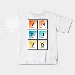 Vancouver City | Periodic Table of Elements Kids T-Shirt